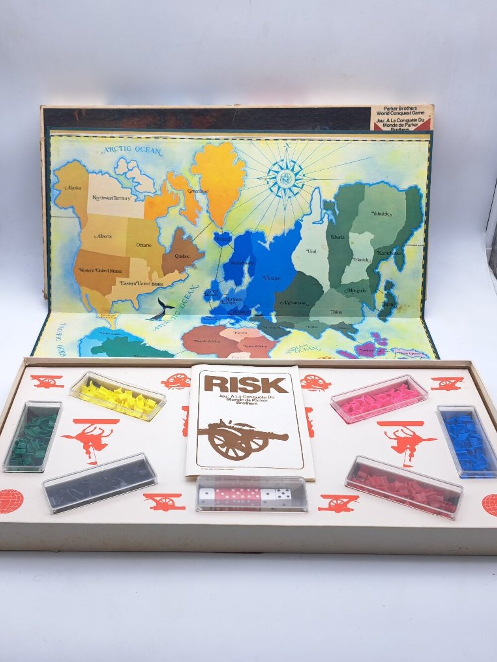 Vintage Risk Board Game 1970s